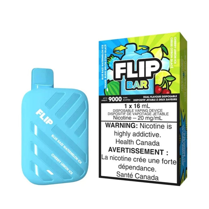 Flip Bar - Disposable Nicotine Vape - Cherry Lemon Ice and Blue Razz Watermelon Ice