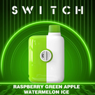 Mr Fog Switch - Disposable Nicotine Vape - Green Apple Raspberry Watermelon Ice