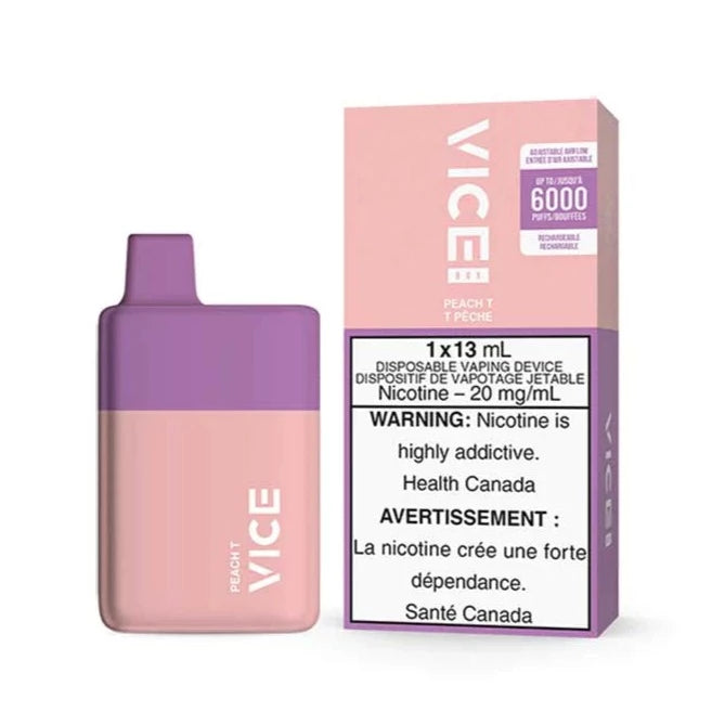 Vice Box - Disposable Nicotine Vape - Peach T