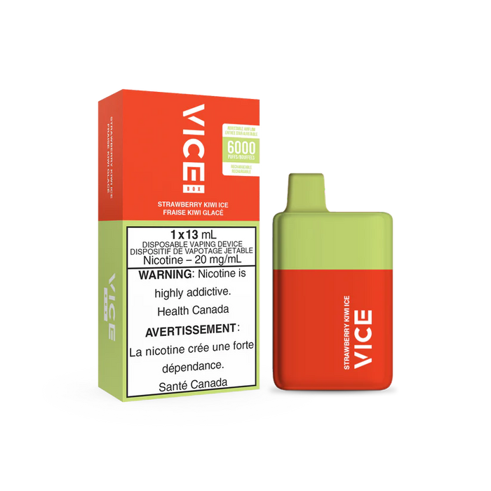 Vice Box - Disposable Nicotine Vape - Strawberry Kiwi Ice