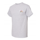 Delta 9 Cannabis - Delta 9 Flower Logo T-Shirts - Light Grey