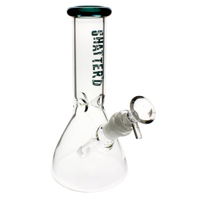 Shatter'd Glassworks - 8" Basic Glass Beaker Bong
