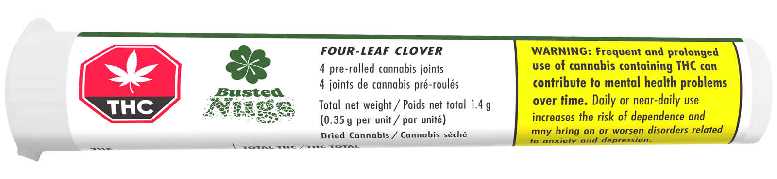 Busted Nugs - Pre-Rolled Four Leaf Clover