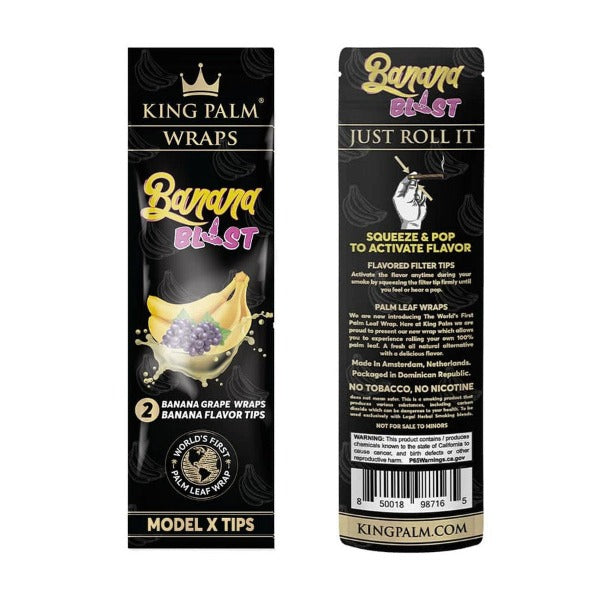 King Palm - Flavoured Blunt Wraps (2 per pack)