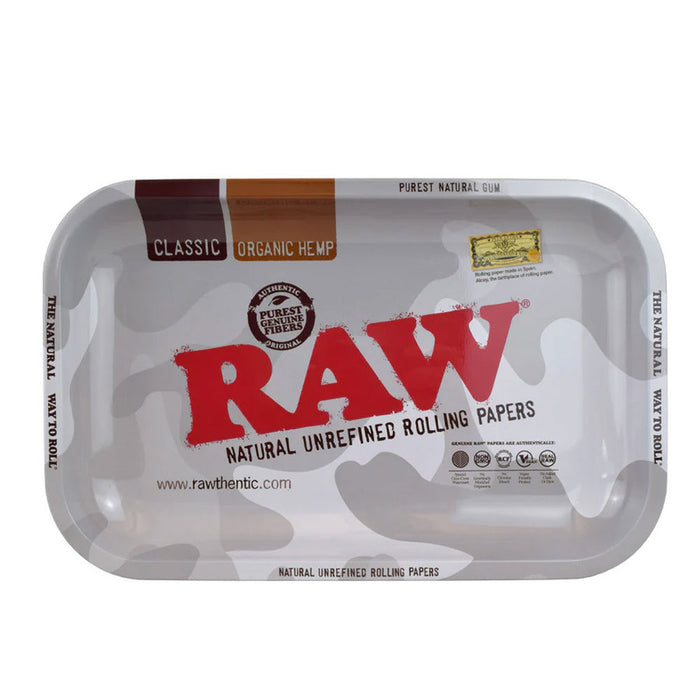 RAW - Metal Rolling Tray - Arctic Camo