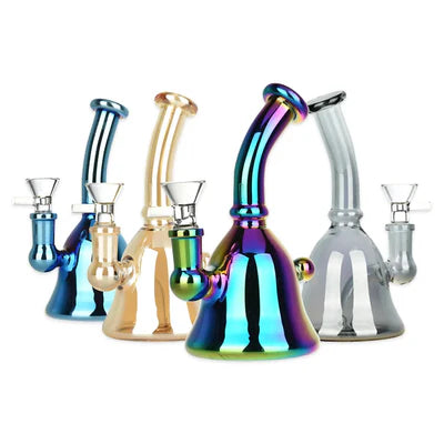 KKC - 6.25" Ring-That-Bell Glass Water Pipe