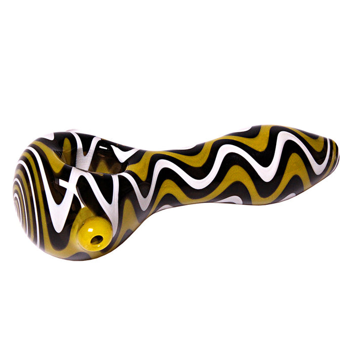 KKC - 4" Swirl Glass Pipe
