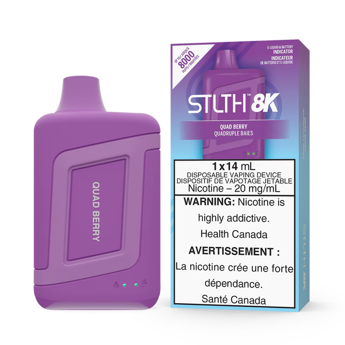 STLTH 8K - Disposable Nicotine Vape - Quad Berry