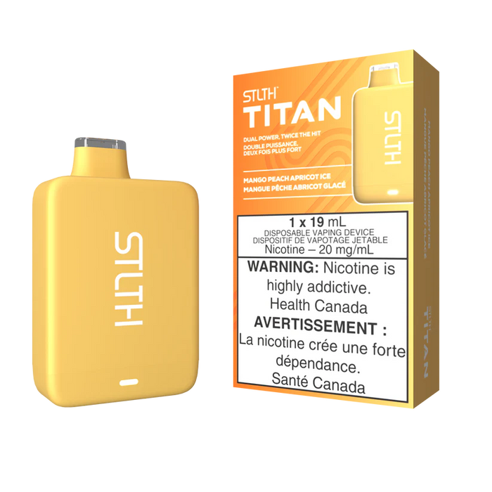 STLTH Titan - Disposable Nicotine Vape - Mango Peach Apricot Ice