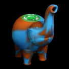 KKC - Silicone Elephant Bubbler