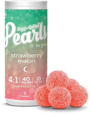 Pearls By Grön - Strawberry Melon 4:1 CBN:THC Gummies