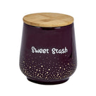 Deluxe Stash Jar - Gold Dots Sweet Stash Jar