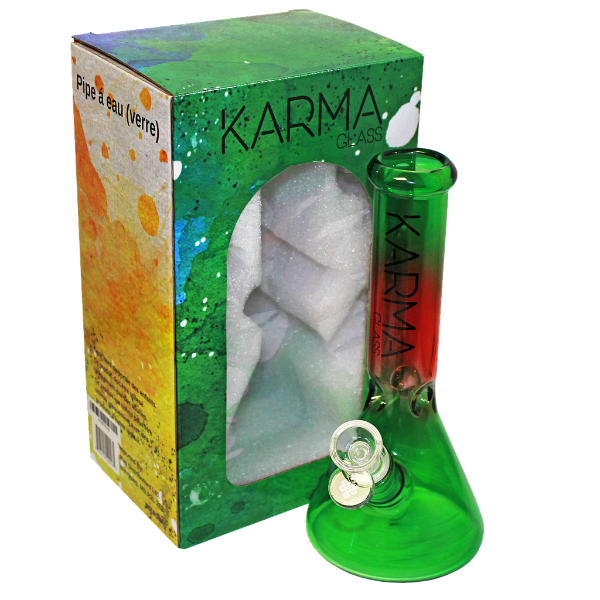 Karma Glass - 9" Two Toned Beaker Bong