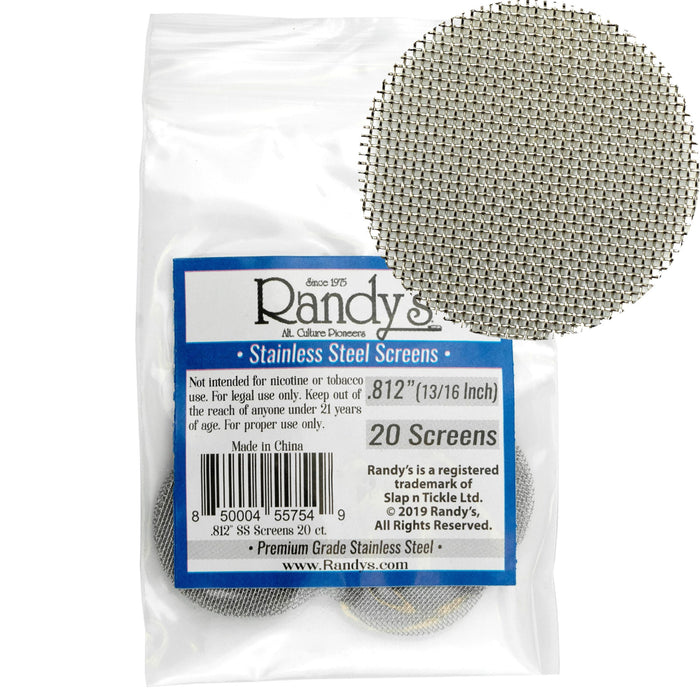 Randy's - Stainless Steel Screens 20-screen Packs