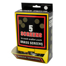 Generic - Brass Screens - 5 Pack