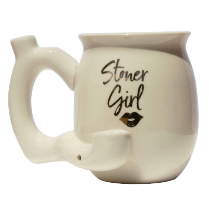 Roast and Toast - Ceramic Stoner Girl Mug Pipe