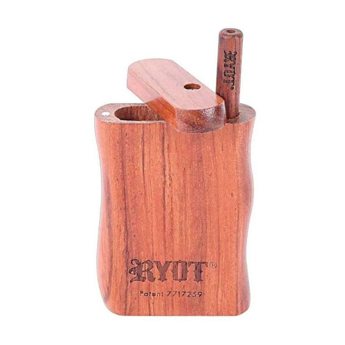 RYOT - 3" Wooden Magnetic Poker Box w/ Matching Taster Bat