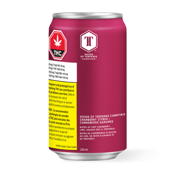 House Of Terpenes - Canntinis - Cranberry Cosmo Beverage