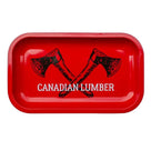 Canadian Lumber - Big Red Metal Rolling Tray
