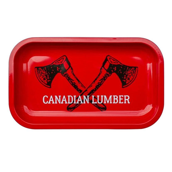 Canadian Lumber - Big Red Metal Rolling Tray