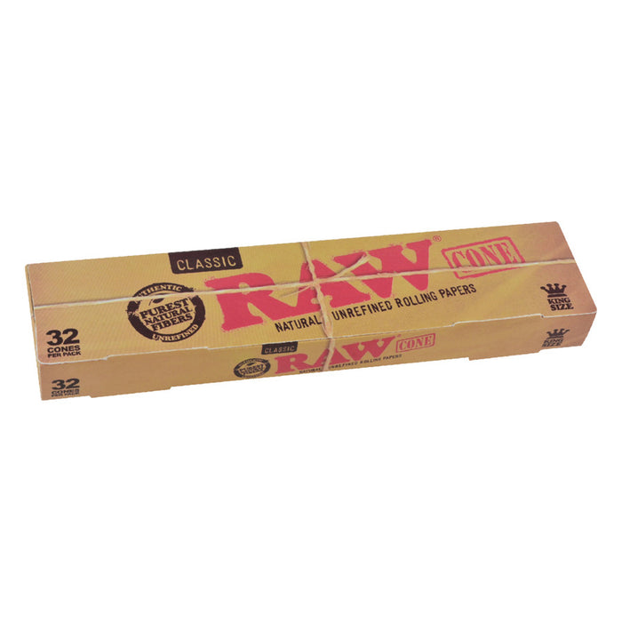 RAW - Classic Unbleached Cones King Size