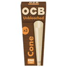 OCB - Virgin Unbleached Cones - King Size