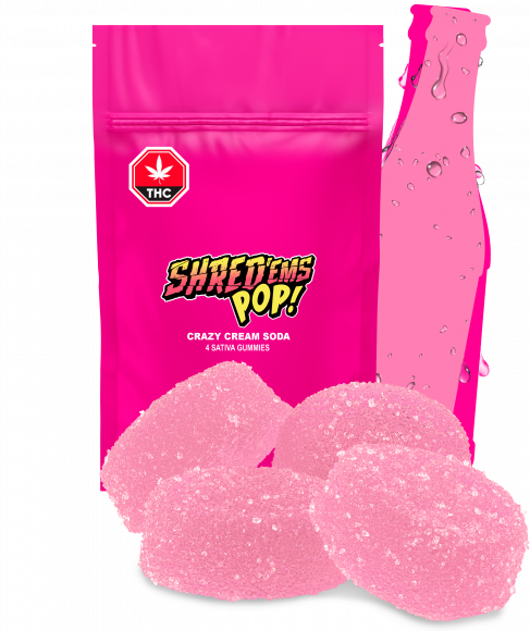 Shred'ems Pop! - Crazy Cream Soda Gummies
