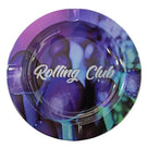 Rolling Club - Round Metal Ashtray - Magical Mushrooms