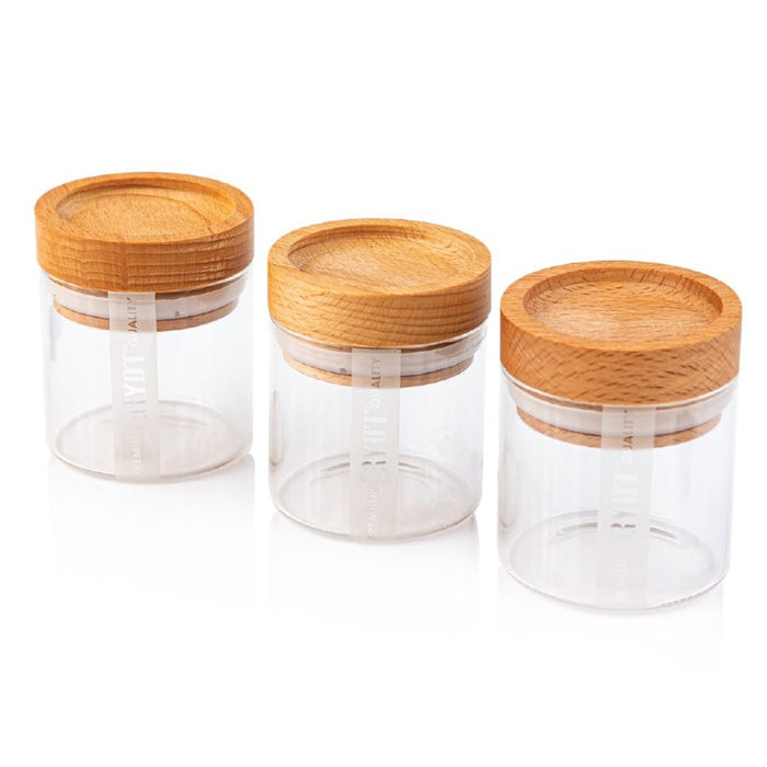 RYOT - Jar Box with 3 Clear Glass Jars