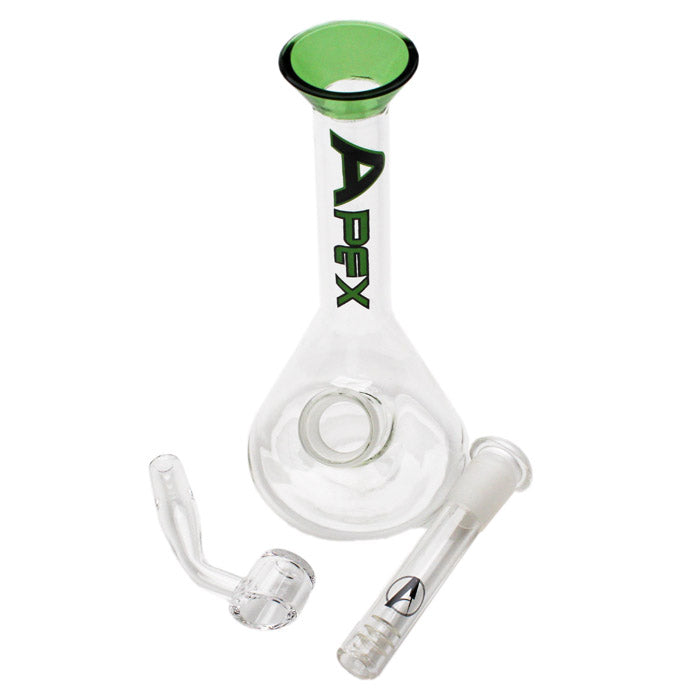 Apex - 7" Glass Concentrate Rig Mini Beaker with Banger