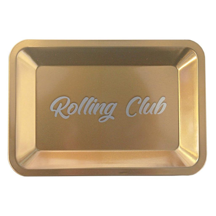 Rolling Club - Metal Rolling Tray - Gold
