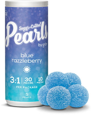 Pearls By Grön - Blue Razzleberry THC Gummies