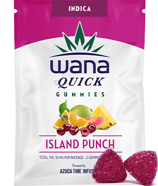 Wana Quick - Island Punch Indica Gummies