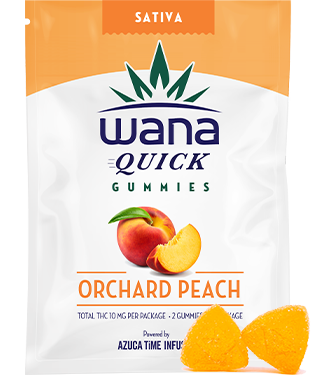 Wana Quick - Orchard Peach Sativa Gummies