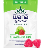 Wana Quick - Strawberry Lime 1:1 Gummies